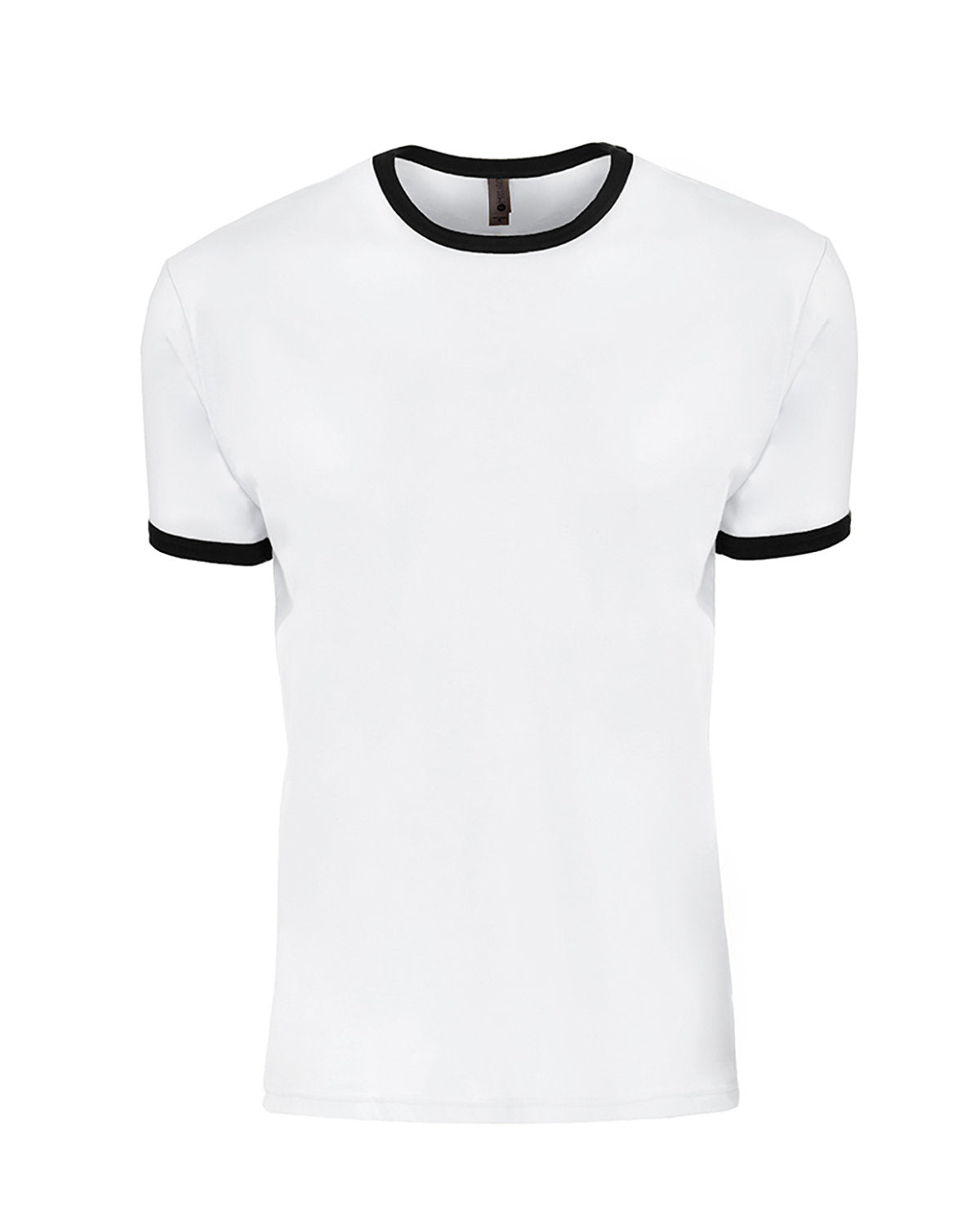 Next Level Apparel Unisex Ringer T-Shirt - White/black