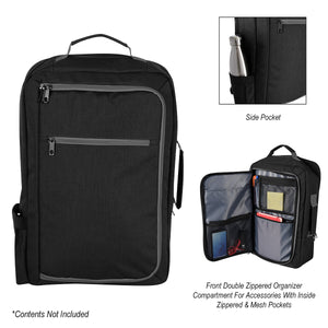 TACOMA LAPTOP BACKPACK & BRIEFCASE - Charcoal With Gray