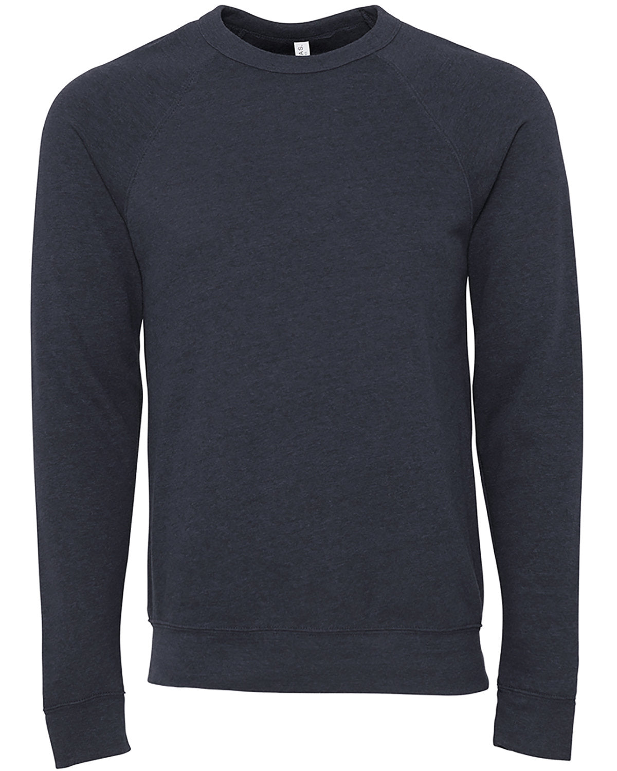 BELLA + CANVAS Unisex Sponge Fleece Crewneck Sweatshirt - Heather Navy