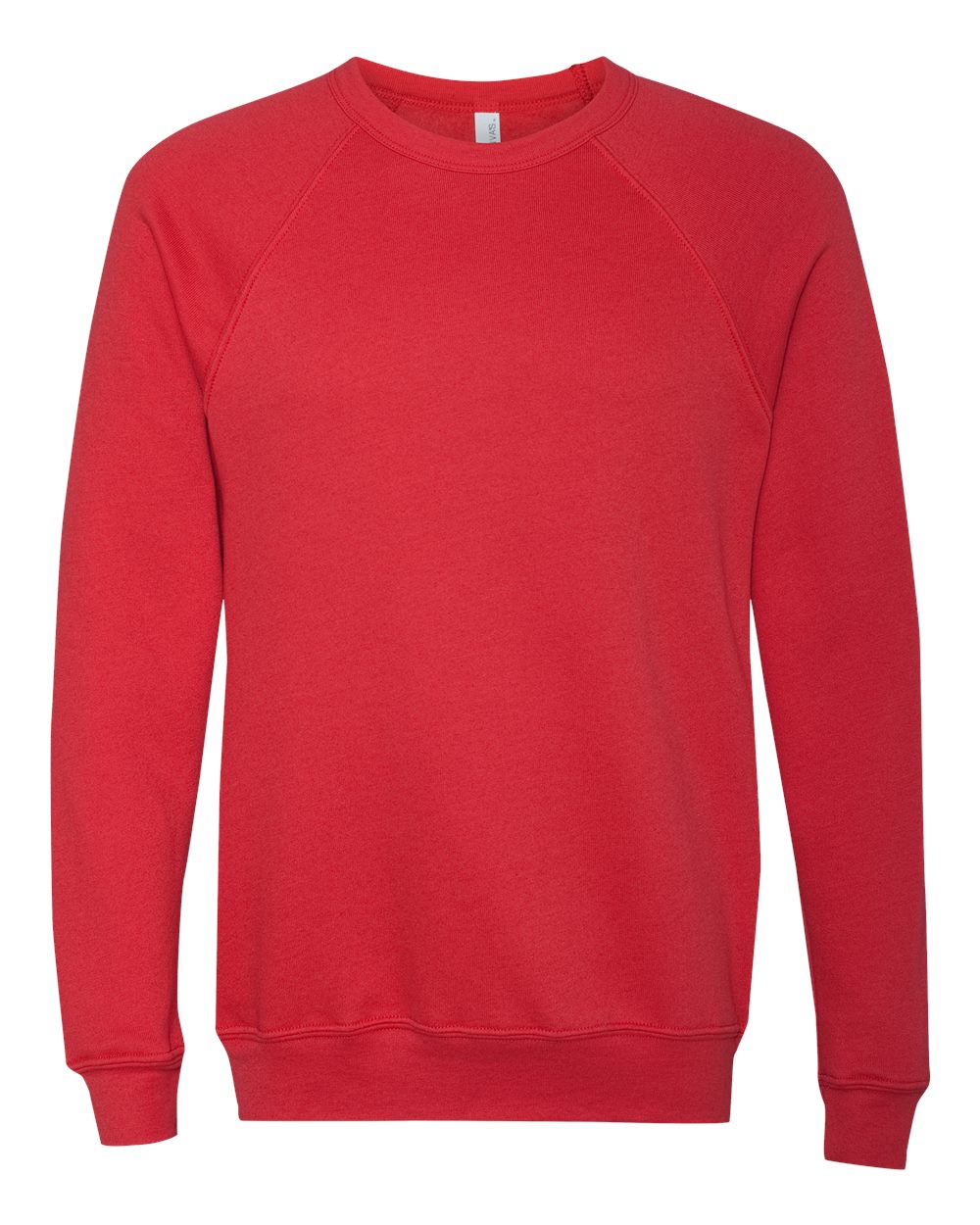 BELLA + CANVAS Unisex Sponge Fleece Crewneck Sweatshirt - Red