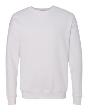 BELLA + CANVAS Unisex Drop Shoulder Fleece - White