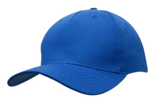 5 Panel Cotton Twill Cap - Royal
