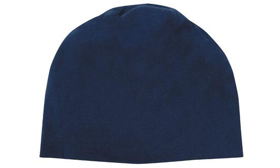 Cotton Beanie - Navy