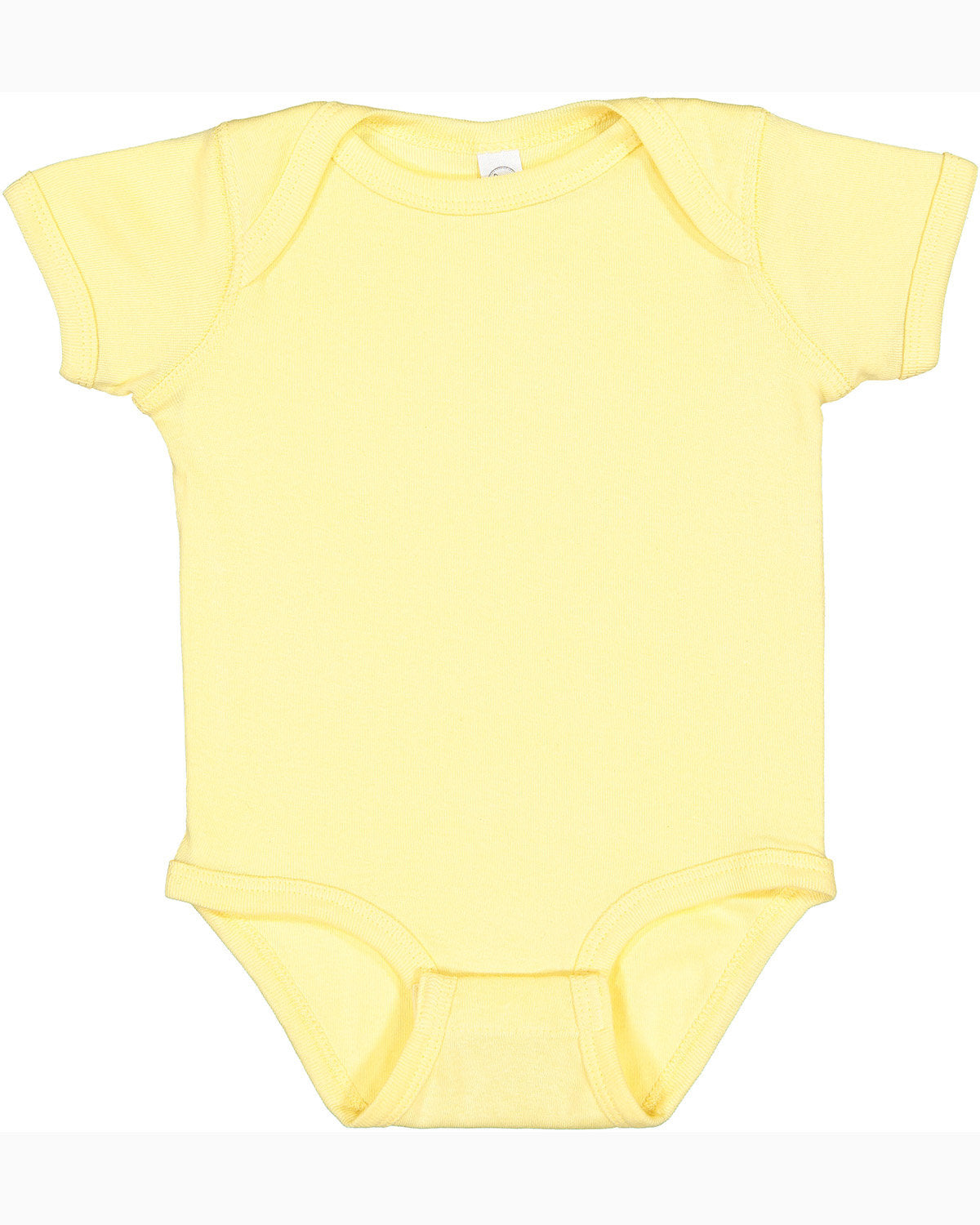 Rabbit Skins Infant Baby Rib Bodysuit - Banana