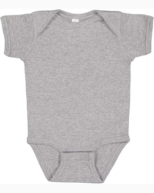 Rabbit Skins Infant Baby Rib Bodysuit - Heather