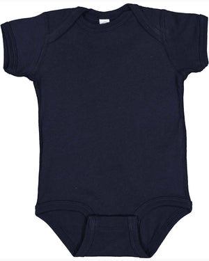 Rabbit Skins Infant Baby Rib Bodysuit - Navy