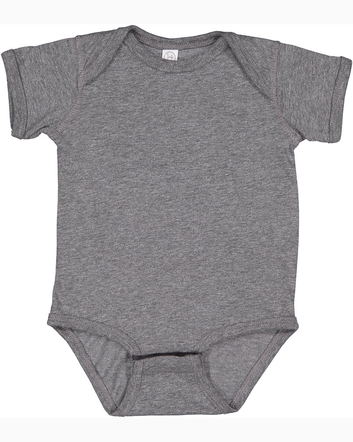 Rabbit Skins Infant Fine Jersey Bodysuit - Granite Heather