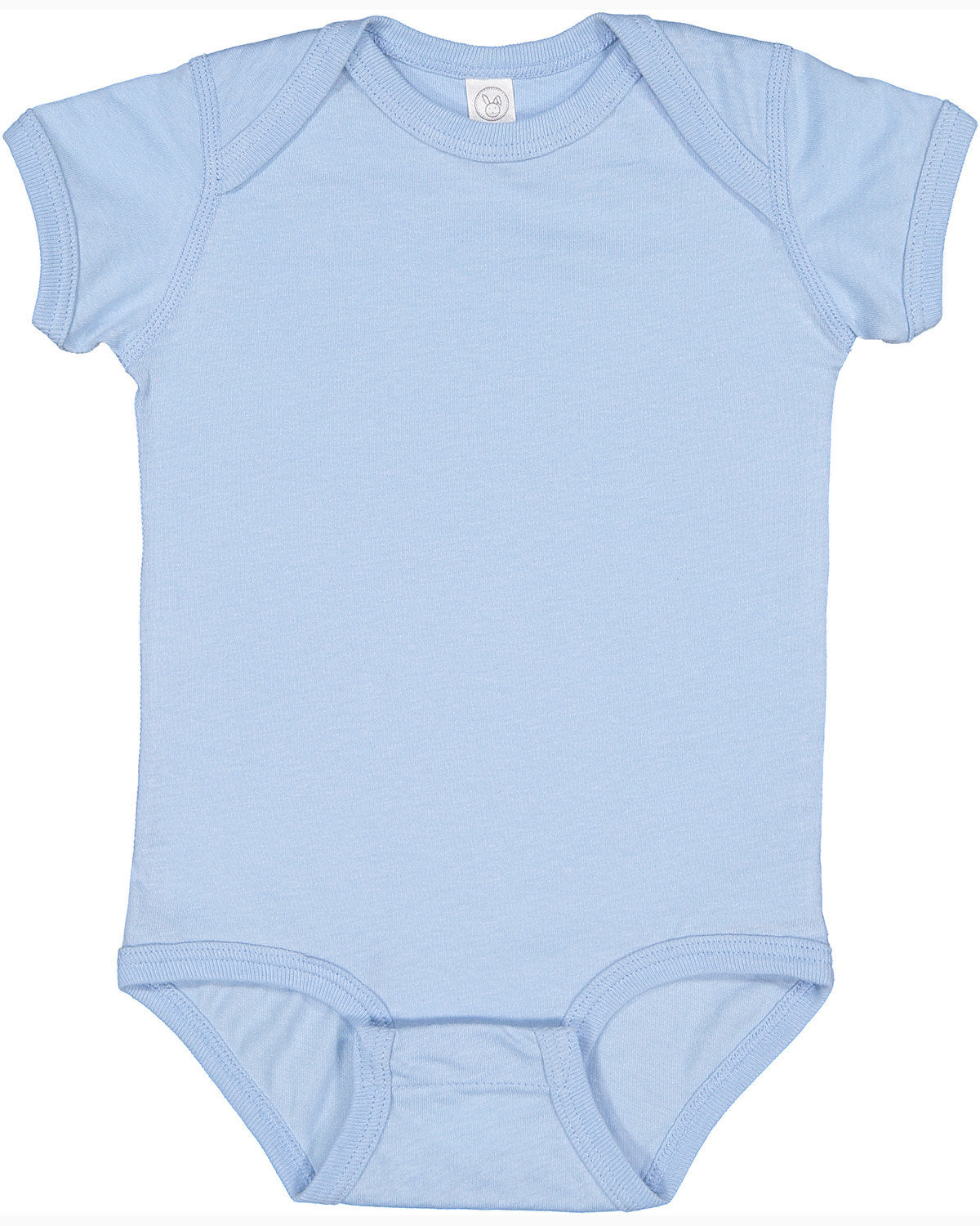 Rabbit Skins Infant Fine Jersey Bodysuit - Light Blue