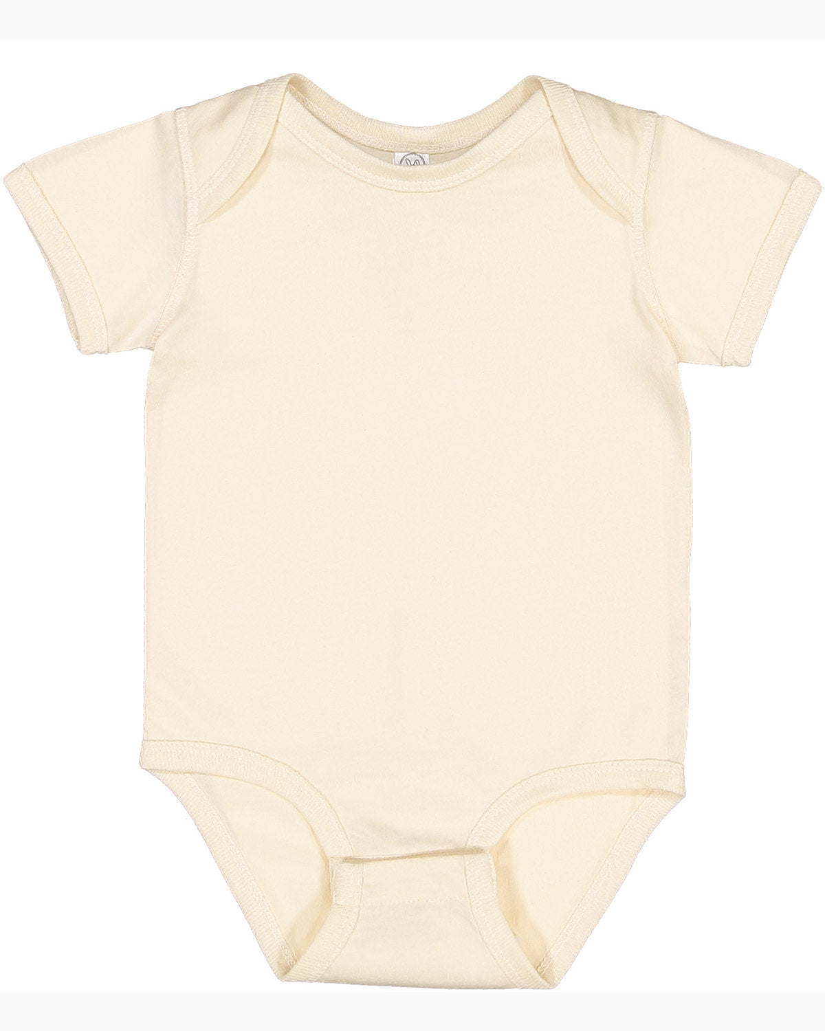 Rabbit Skins Infant Fine Jersey Bodysuit - Natural