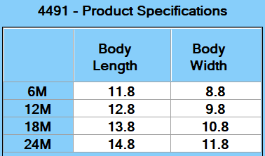 Rabbit Skins Infant Harborside Melange Jersey Bodysuit - Specs