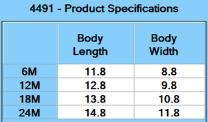 Rabbit Skins Infant Harborside Melange Jersey Bodysuit - Specs