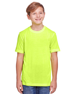 Youth Fusion ChromaSoft Performance T-Shirt - Safety Yellow