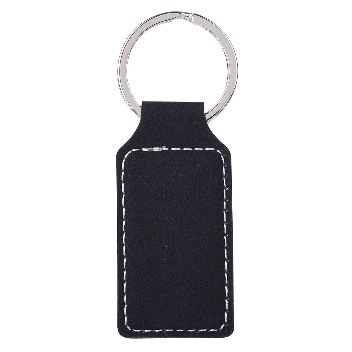 Belvedere Stitched Key Tag - Black