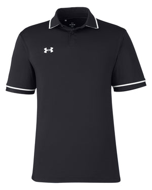 Men's Tipped Teams Performance Polo - Black