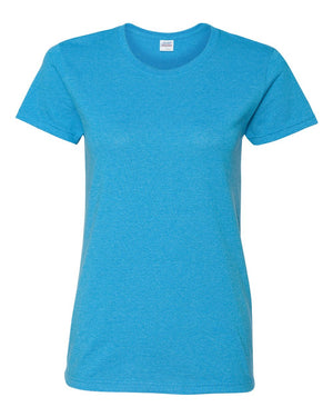 Gildan Women's Heavy Cotton™ T-Shirt - Heather Sapphire