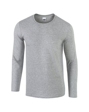 Adult Softstyle® Long-Sleeve T-Shirt - Rs Sport Grey