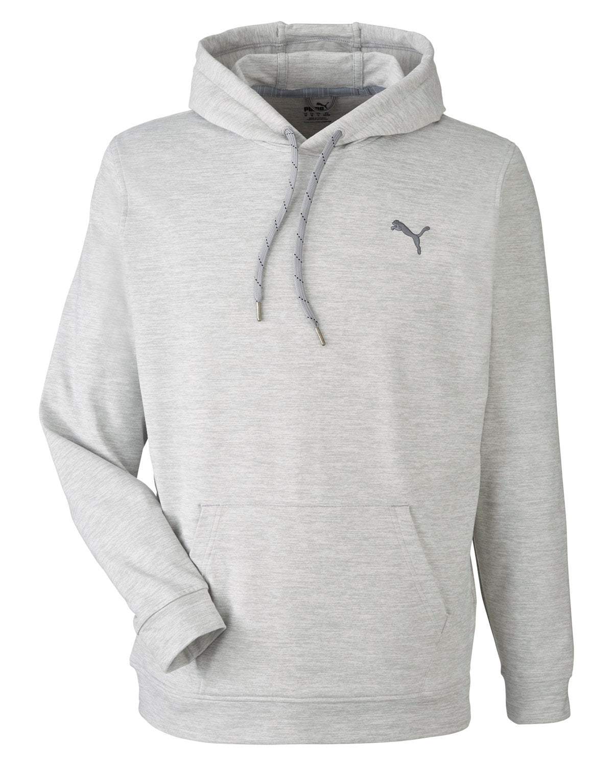 Puma Golf Men's Cloudspun Progress Hooded Sweatshirt - High Rise Hthr