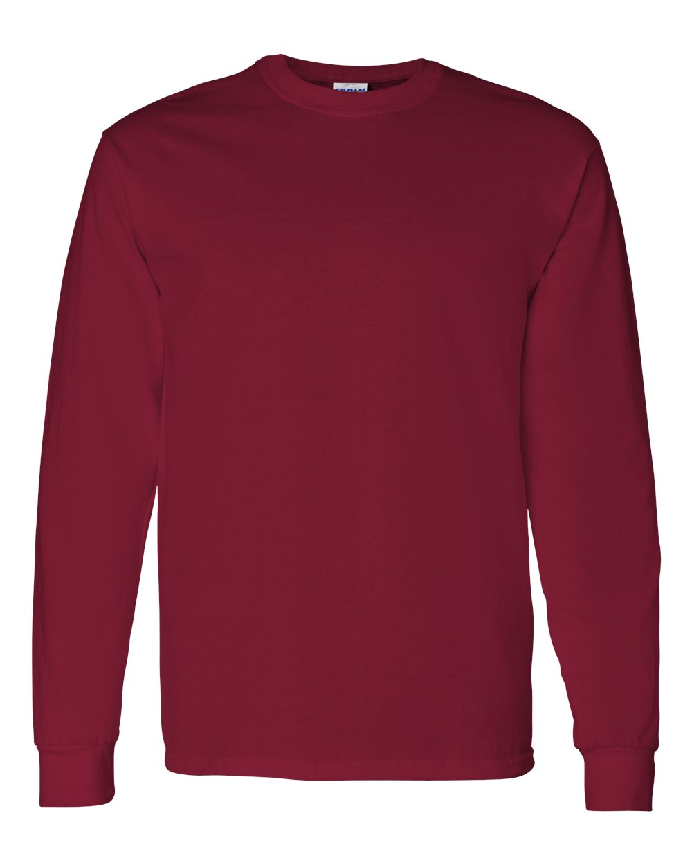 Gildan Adult Heavy Cotton™ Long-Sleeve T-Shirt - Cardinal Red