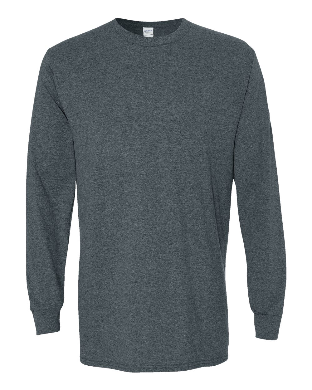 Gildan Adult Heavy Cotton™ Long-Sleeve T-Shirt - Dark Heather