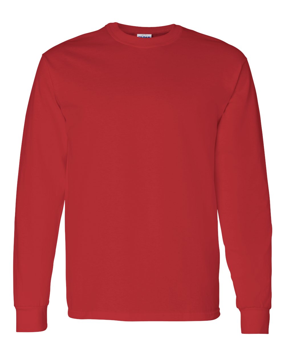 Gildan Adult Heavy Cotton™ Long-Sleeve T-Shirt - Red