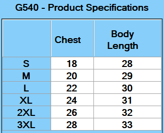 Gildan Unisex Heavy Cotton™ Long Sleeve T-Shirt - Specs