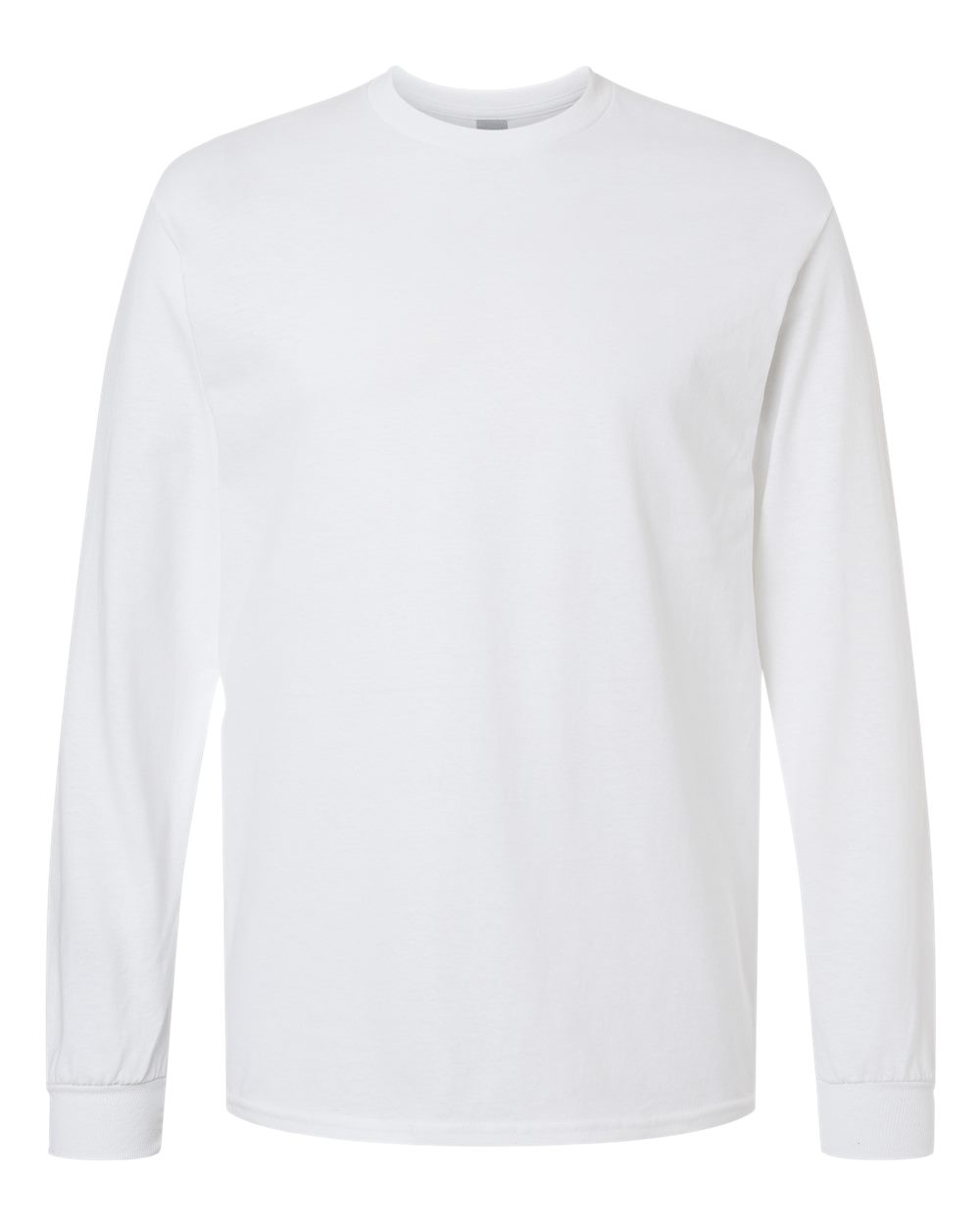 Gildan Adult Heavy Cotton™ Long-Sleeve T-Shirt - White