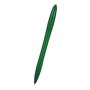 Metallic Dart Pen - Metallic Green With Black