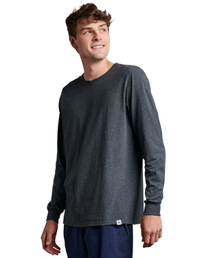 Unisex Essential Performance Long-Sleeve T-Shirt - Black Heather