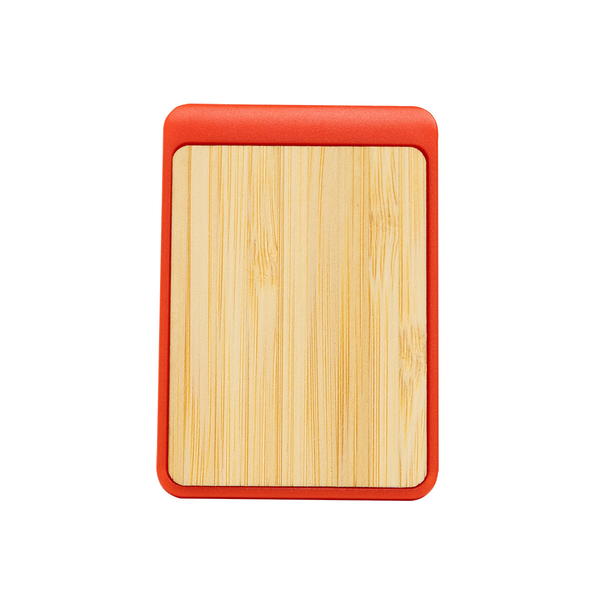 MAGNETIC CLIP WITH BAMBOO ACCENT - Fsc Bamboo Red