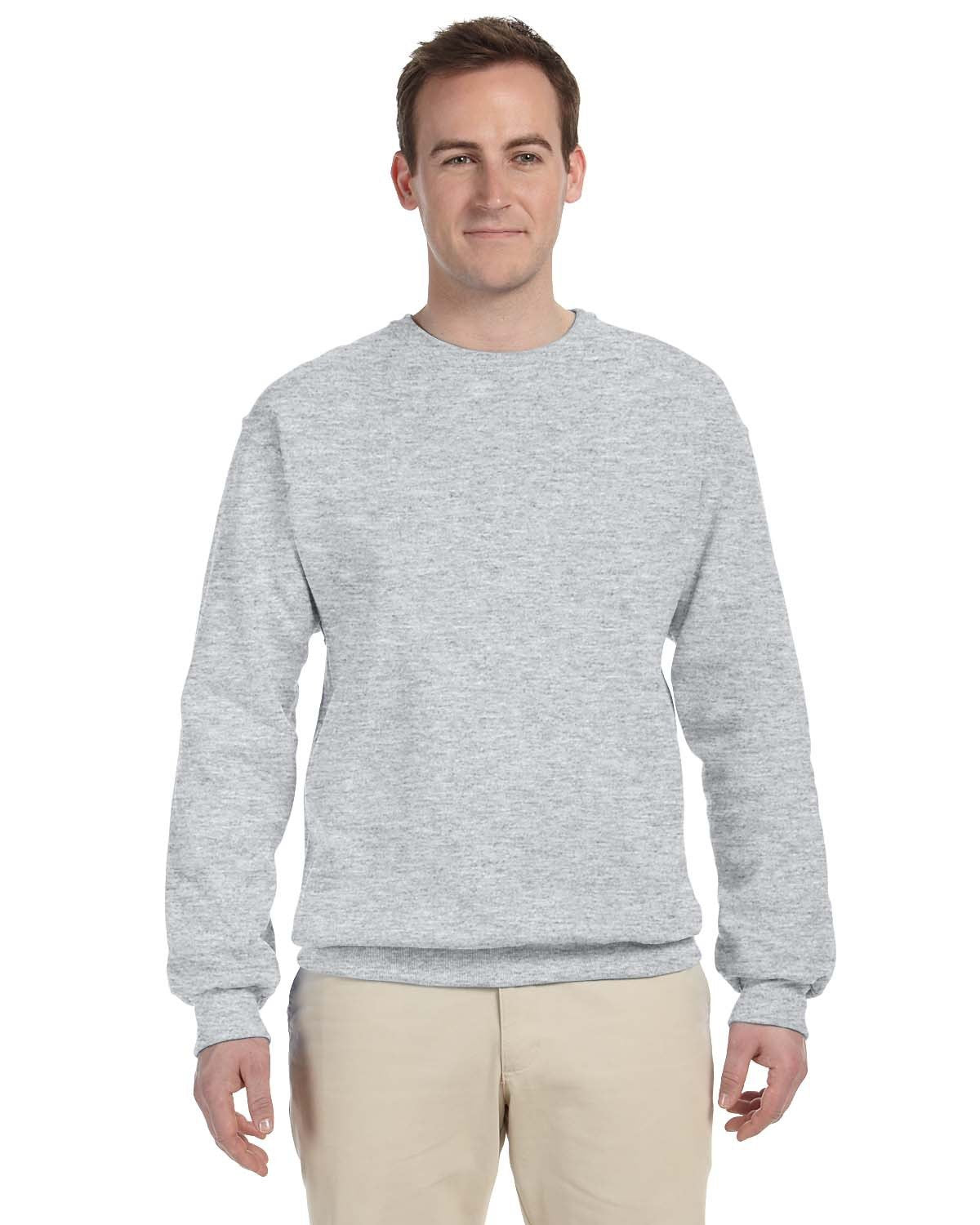 JERZEES Adult NuBlend® Fleece Crew - Ash