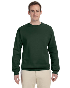 JERZEES Adult NuBlend® Fleece Crew - Forest Green
