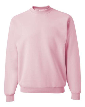 JERZEES Adult NuBlend® Fleece Crew - Classic Pink