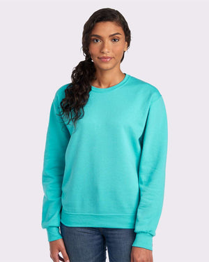 JERZEES Adult NuBlend® Fleece Crew - Scuba Blue