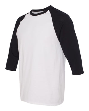 Gildan Adult Heavy Cotton™ Three-Quarter Raglan Sleeve T-Shirt