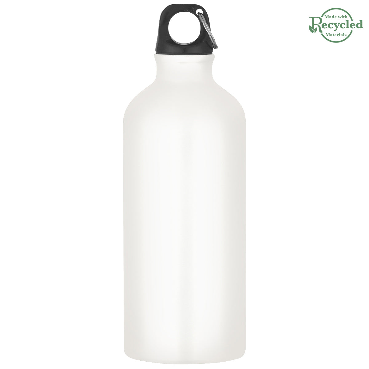 20 Oz. Aluminum Tundra  Bike Bottle - White