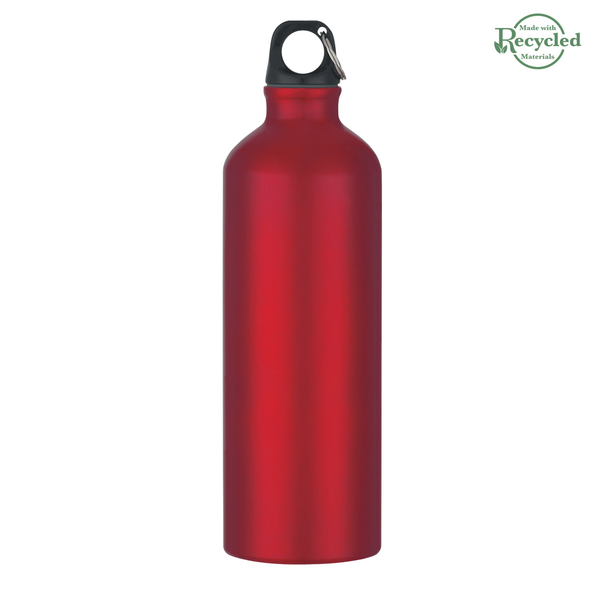 25 Oz. Aluminum Tundra  Bike Bottle - Metallic Red