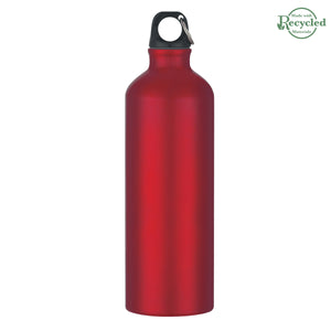 25 Oz. Aluminum Tundra  Bike Bottle - Metallic Red