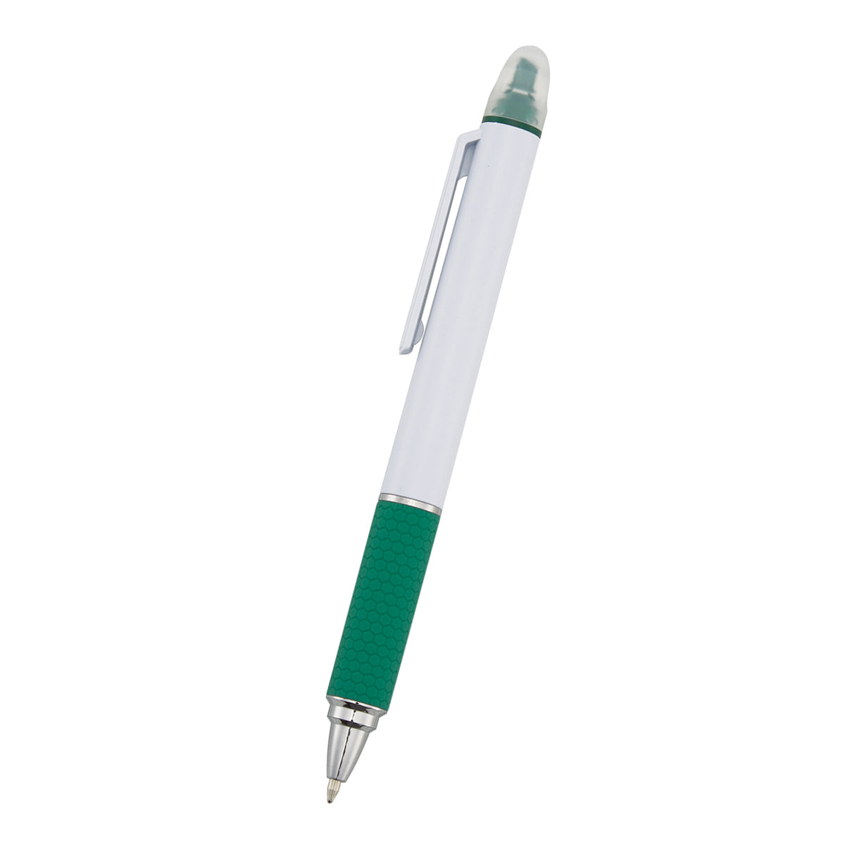 Sayre Highlighter Pen - White With Green