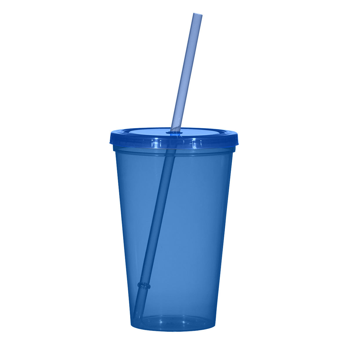22 Oz. Sunsplash Single Wall Tumbler - Translucent Blue