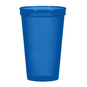22 Oz. Big Game Stadium Cup - Translucent Blue