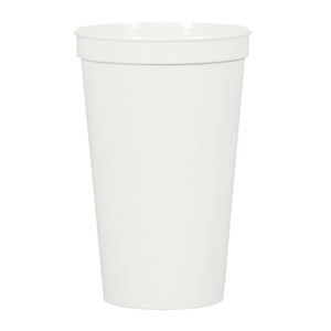 22 Oz. Big Game Stadium Cup - White