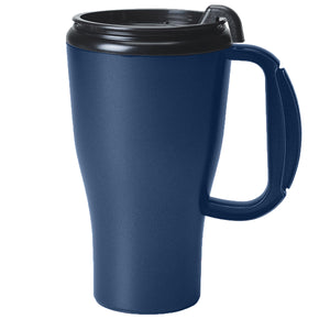16 oz Omega Mug with Slider Lid - Navy Blue