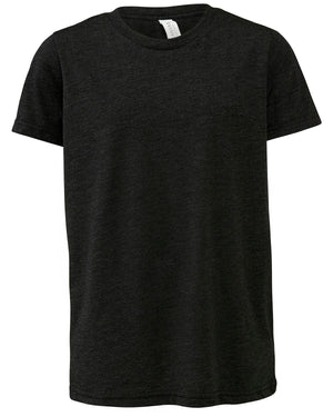 Youth CVC Jersey T-Shirt - Black Heather