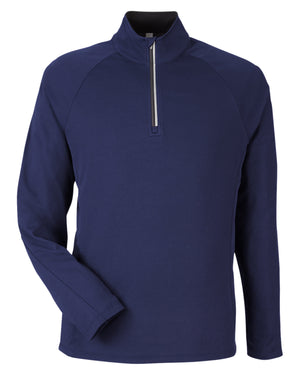 Men's Origin Performance Pique Quarter-Zip - Clasc Navy/Crbn