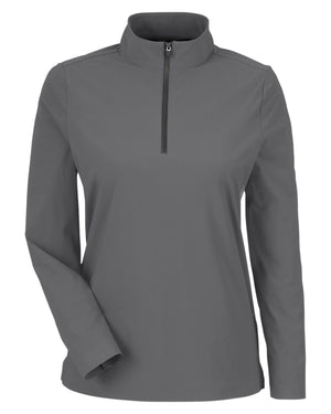 CrownLux Performance® Ladies' Windsor Welded Quarter-Zip - Graphite