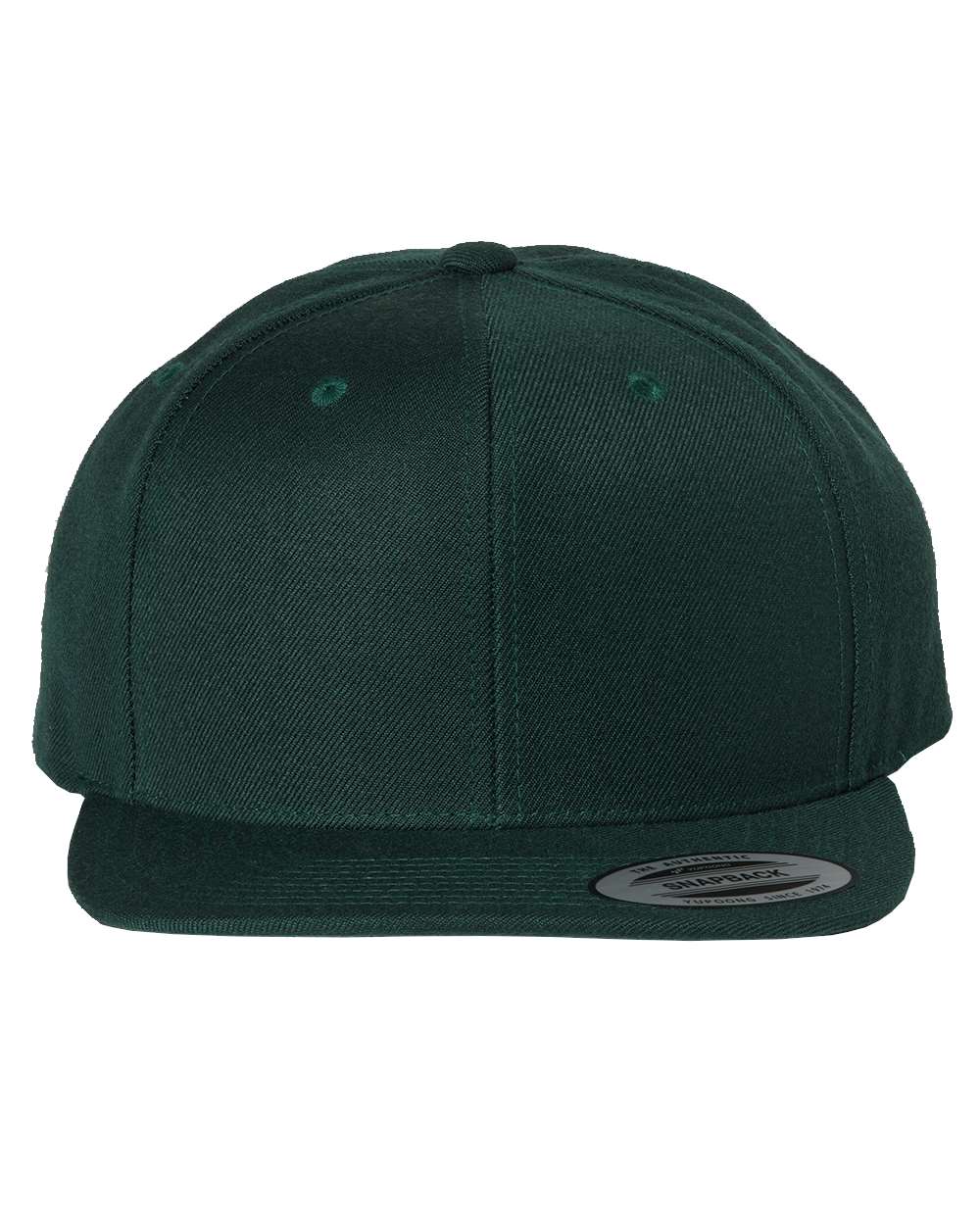 YP Classics Adult Structured Flat Visor Classic Snapback Cap - Spruce