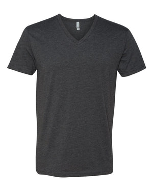 Next Level Men's CVC V-Neck T-Shirt - Charcoal