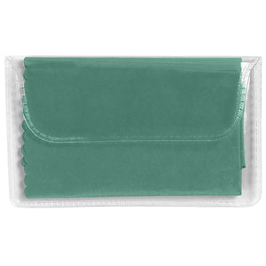 Microfiber Cleaning Cloth In Case - Green