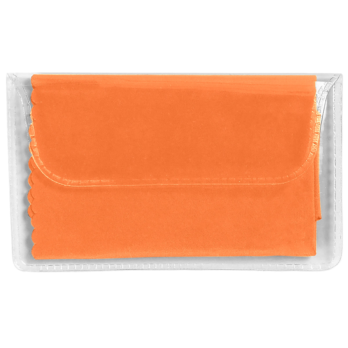 Microfiber Cleaning Cloth In Case - Orange