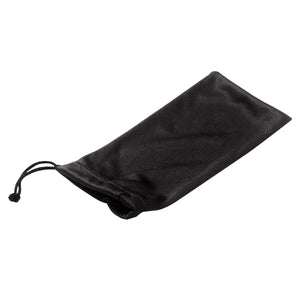 Microfiber Pouch With Drawstring - Black